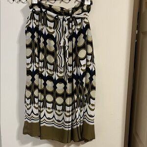 Stylish Geometric Print Skirt